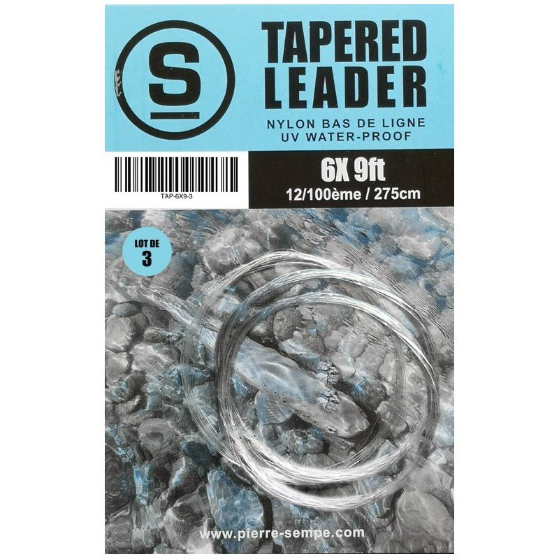 Tapered Leader 9ft (lot de 3)