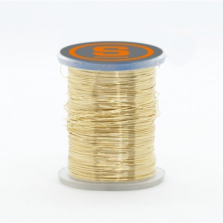 Fil de cuivre 0,2mm - Champagne