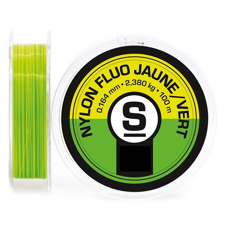 Nylon fluo Vert-Jaune