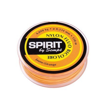 Nylon Fluo Jaune-Orange 150m