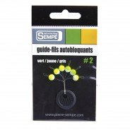 Guide fils auto-bloquants rond Jaune-Vert-Gris