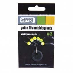 Guide fils auto-bloquants rond Jaune-Vert-Gris