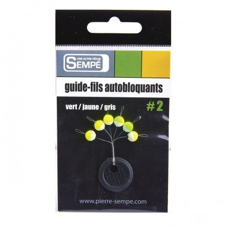 Guide fils auto-bloquants rond Jaune-Vert-Gris