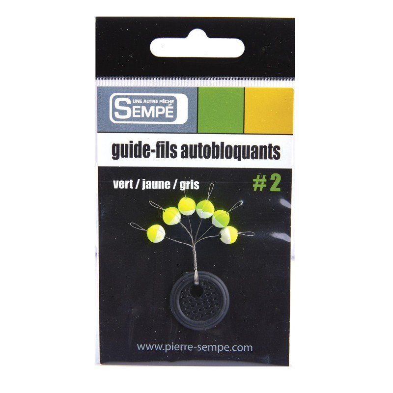 Guide fils auto-bloquants rond Jaune-Vert-Gris